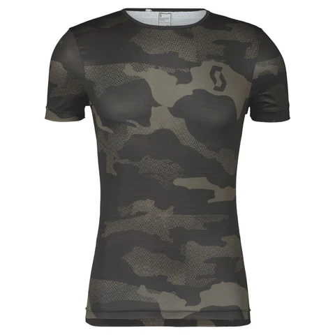 SCOTT Maglia Intima Da Uomo Underwear Carbon Maniche Corte Black